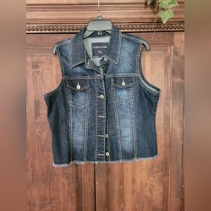 Maurices Denim Vest